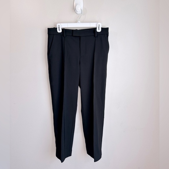 NWT Madewell The Petite Fairbanks Pant in True Black Size 6P - Picture 2 of 16